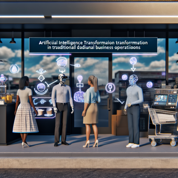 AI Transformation in Traditional Business Operations and Experience